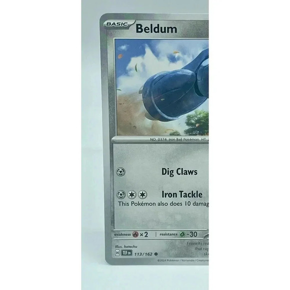 Beldum 113/162 Temporal Forces Non Holo Pokemon TCG Mint Unplayed - Picture 2 of 6